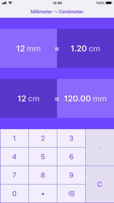 Millimeters to Centimeters Скриншот приложения #2
