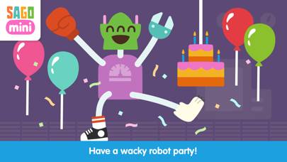 Sago Mini Robot Party Uygulama ekran görüntüsü #1