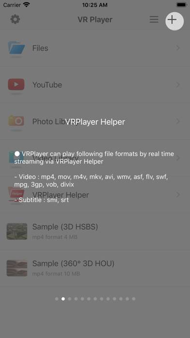 VRPlayer Pro : 2D 3D 360°Video Schermata dell'app #3