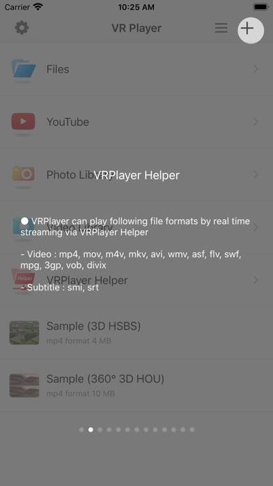 VRPlayer Pro : 2D 3D 360°Video Schermata dell'app