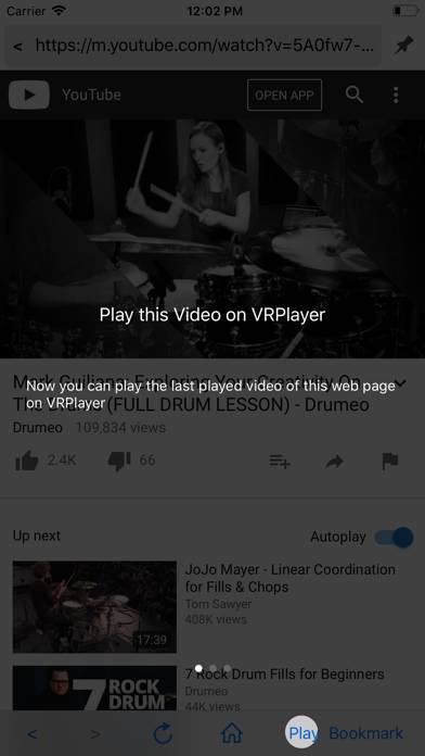 VRPlayer Pro : 2D 3D 360°Video Captura de pantalla de la aplicación #4
