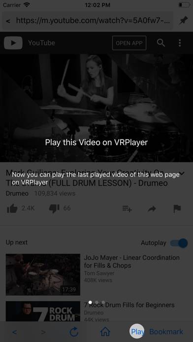 VRPlayer Pro : 2D 3D 360°Video Schermata dell'app #4