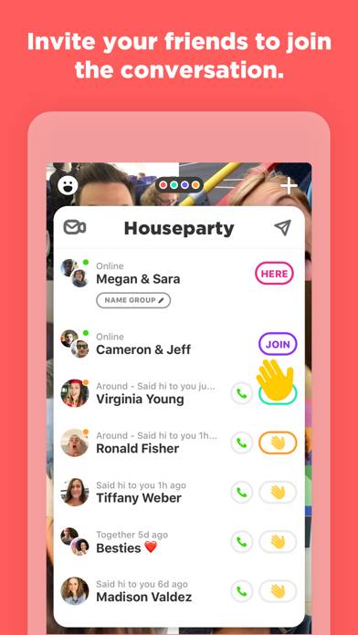 Houseparty Schermata dell'app #5