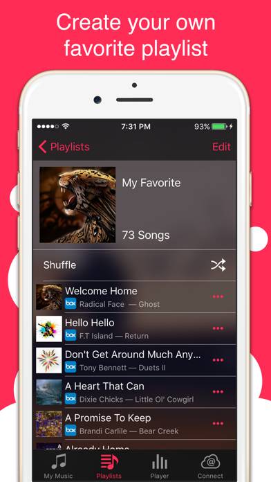 Stream Music Player Captura de pantalla de la aplicación #2