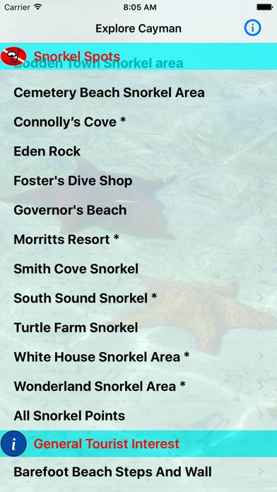 Cayman Snorkel App screenshot #5