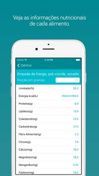 Tabela Taco Captura de pantalla de la aplicación