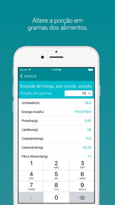 Tabela Taco Captura de pantalla de la aplicación