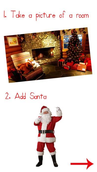 Santa Was In My House: Christmas Cam HD 2015 Schermata dell'app #2