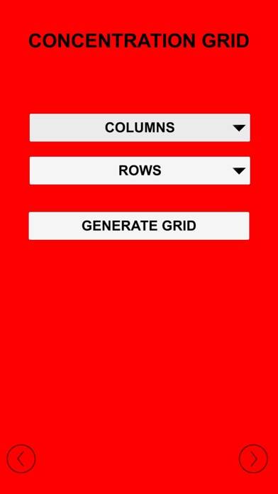 Concentration Grid App screenshot #5