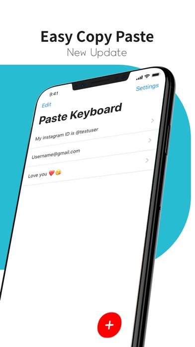 Paste Keyboard Schermata dell'app #1