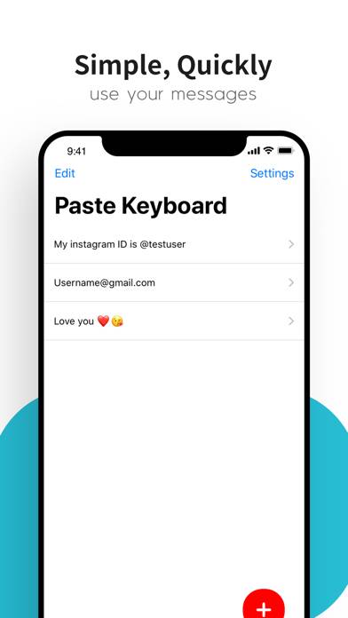 Paste Keyboard App screenshot #2