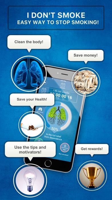 I Don't Smoke! - Easy Way To Quit Smoking! Загрузка приложения [обновлено Jun 16] - Бесплатные приложения для iOS, Android и ПК