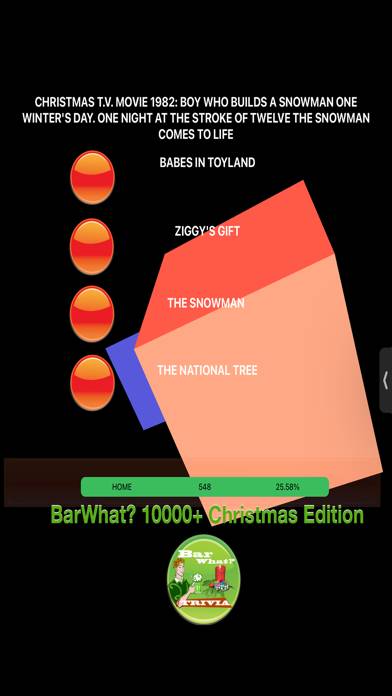 BarWhat? Christmas 10K plus Trivia game screenshot