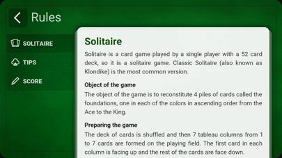 Solitaire (Klondike) plus Schermata dell'app #4