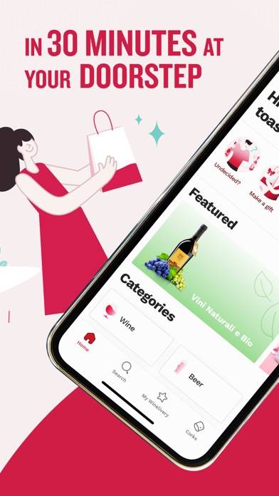 Winelivery Schermata dell'app