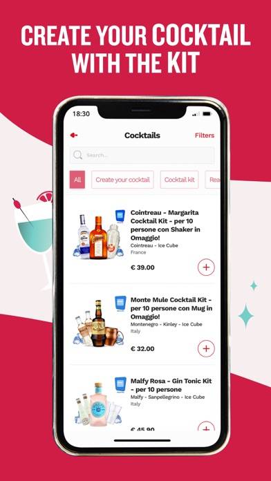 Winelivery Schermata dell'app