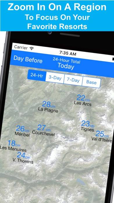 Alps Snow Map App screenshot #3