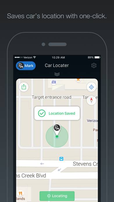 Car Locator App screenshot