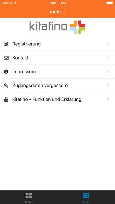 Kitafino App-Screenshot