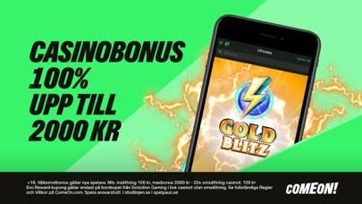 ComeOn! Online Casino & Odds App skärmdump #1