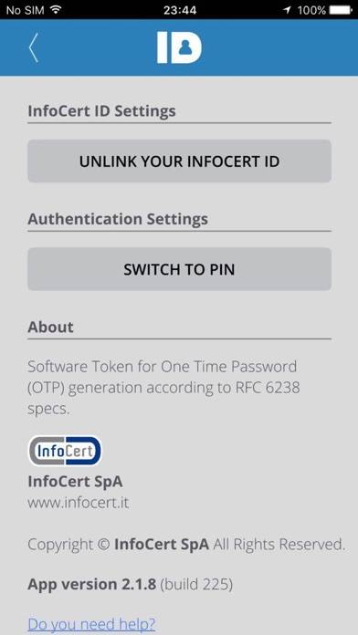 InfoCert ID Schermata dell'app #5