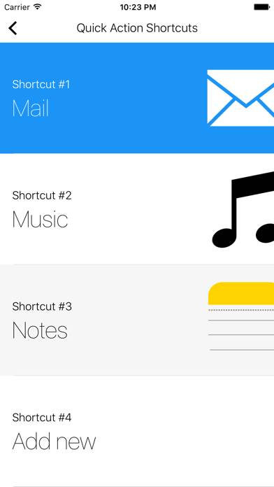 Shortcuts (Quick Open) Скриншот приложения #3