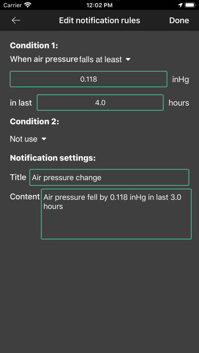 Barometer Plus Captura de pantalla de la aplicación #4