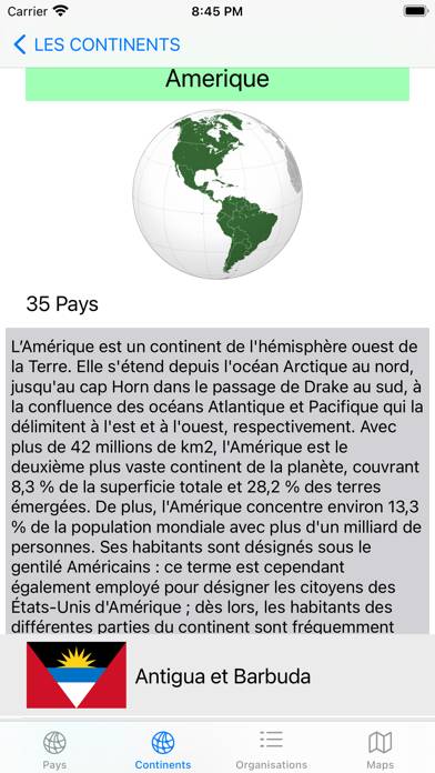 Tout Les Pays Du Monde App screenshot #5