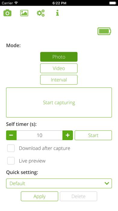Theta S Remote for Ricoh Theta Cameras App screenshot #1