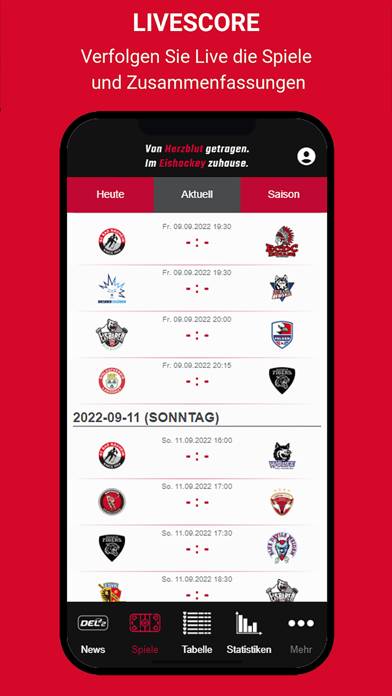 Deutsche Eishockey Liga 2 App-Screenshot #2