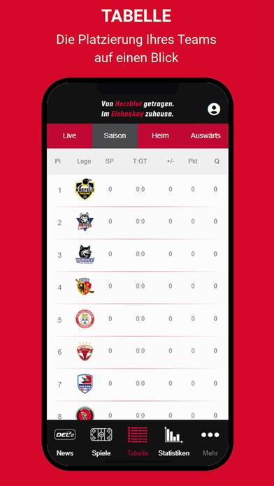 Deutsche Eishockey Liga 2 App-Screenshot #3
