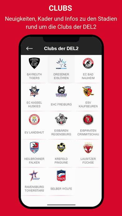 Deutsche Eishockey Liga 2 App screenshot #4