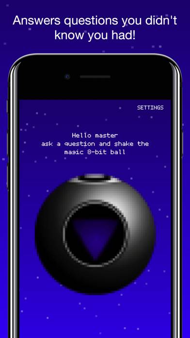 Magic 8 bit 8 ball Schermata dell'app #1