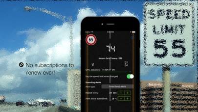Live speed limit alerts App screenshot #2