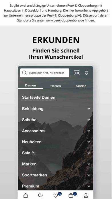 P&C* Düsseldorf Fashion Shop App-Screenshot #2