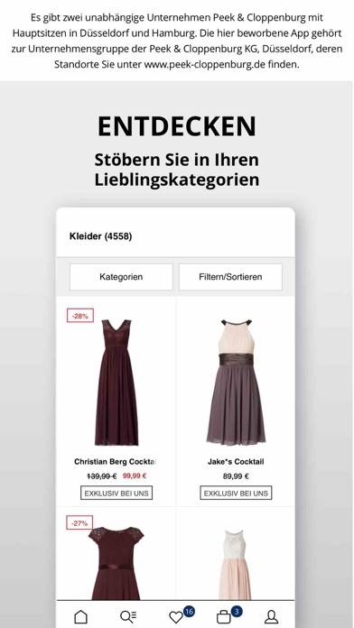 P&C* Düsseldorf Fashion Shop App-Screenshot