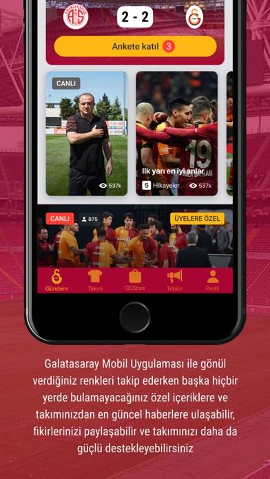 Galatasaray SK Uygulama ekran görüntüsü #3