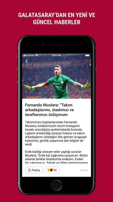 Galatasaray SK Uygulama ekran görüntüsü #4