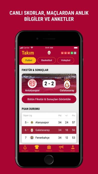 Galatasaray SK Uygulama ekran görüntüsü #5