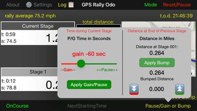 GPS Rally Odometer App-Screenshot #3