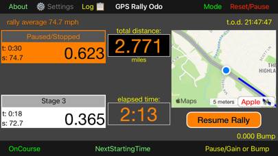 GPS Rally Odometer App-Screenshot #5
