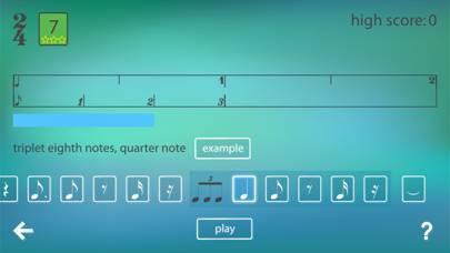 Musical Meter 3: sight-reading Captura de pantalla de la aplicación #4