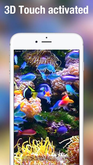 Aquarium Dynamic Wallpapers plus App screenshot