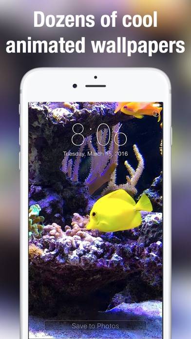 Aquarium Dynamic Wallpapers plus App screenshot