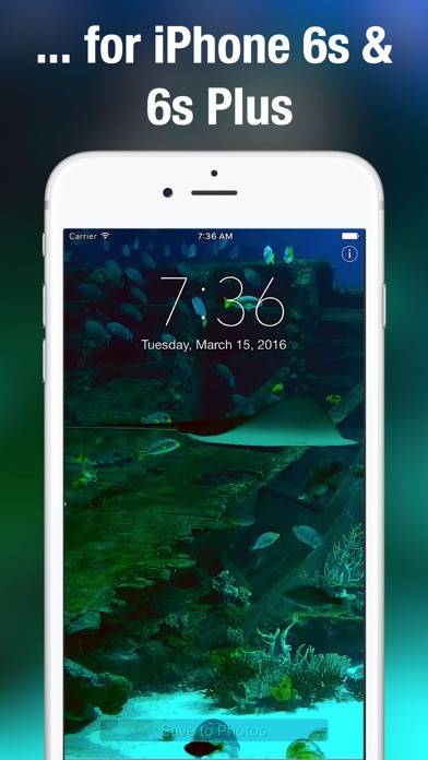 Aquarium Dynamic Wallpapers plus App screenshot