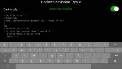 Hacker's Keys Captura de pantalla de la aplicación #1