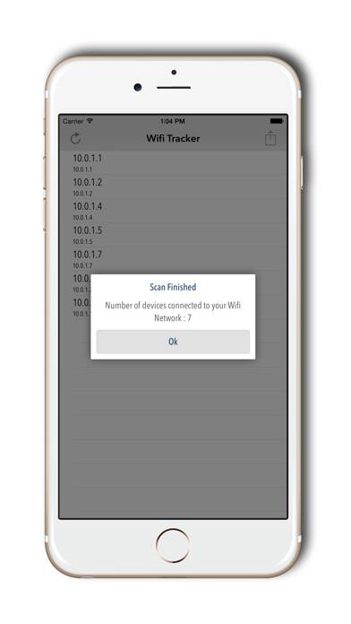 Wifi Tracker counter Schermata dell'app #1