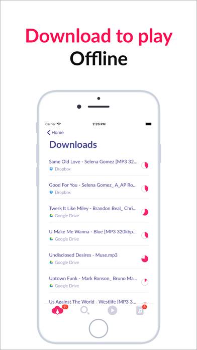 Cloud Music Offline Downloader App screenshot #2