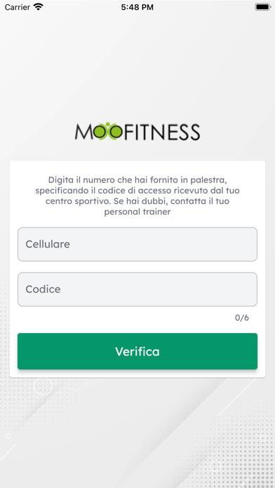 MooFitness Schermata dell'app #2