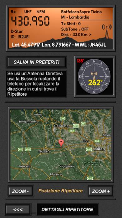 Ripetitori Italiani Schermata dell'app #2